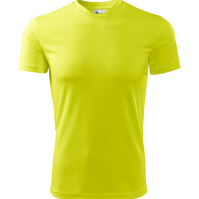 tricou-sport-victory-copii-galben-neon-1
