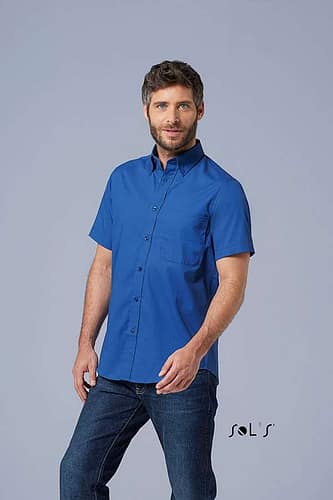camasa-personalizata-brooklyn-short-barbati-albastru